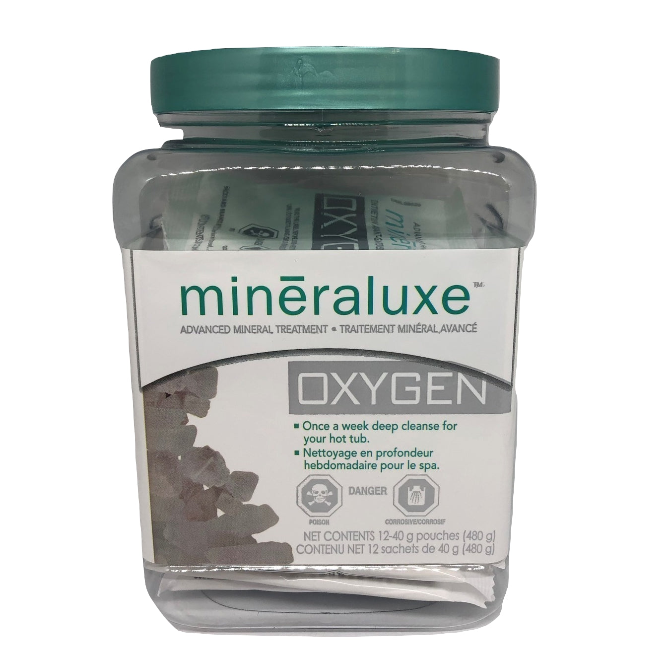 Mineraluxe Oxygen (12x40gm=480gm) - Aqua-Tech