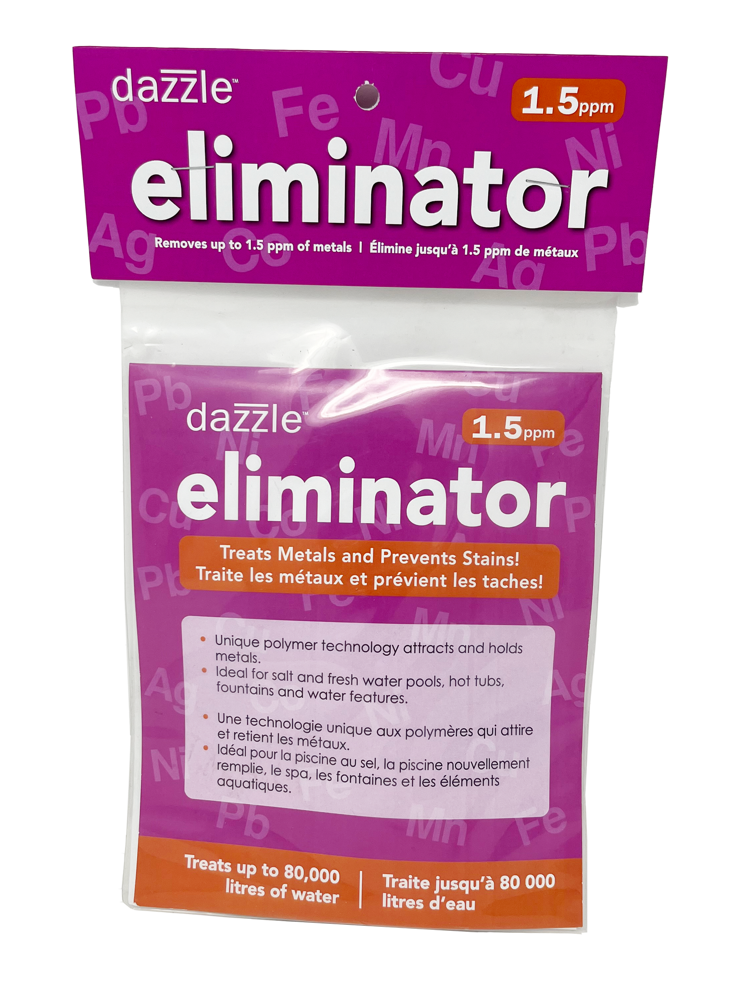 Dazzle Eliminator 1.5ppm (each) (Up to 1.5ppm, Treats up to 80,000L) (P/N: DAZ07050)