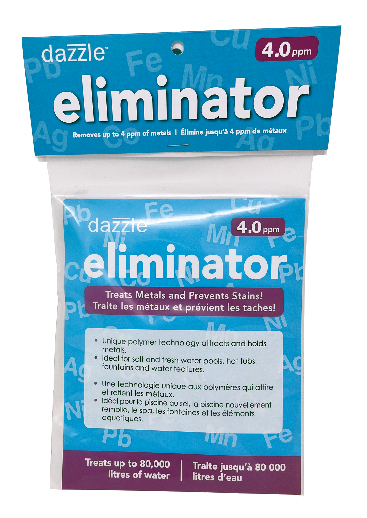 Dazzle Eliminator 4.0ppm (each) (Up to 4.0ppm, Treats up tp 80,000L) (P/N: DAZ07051)