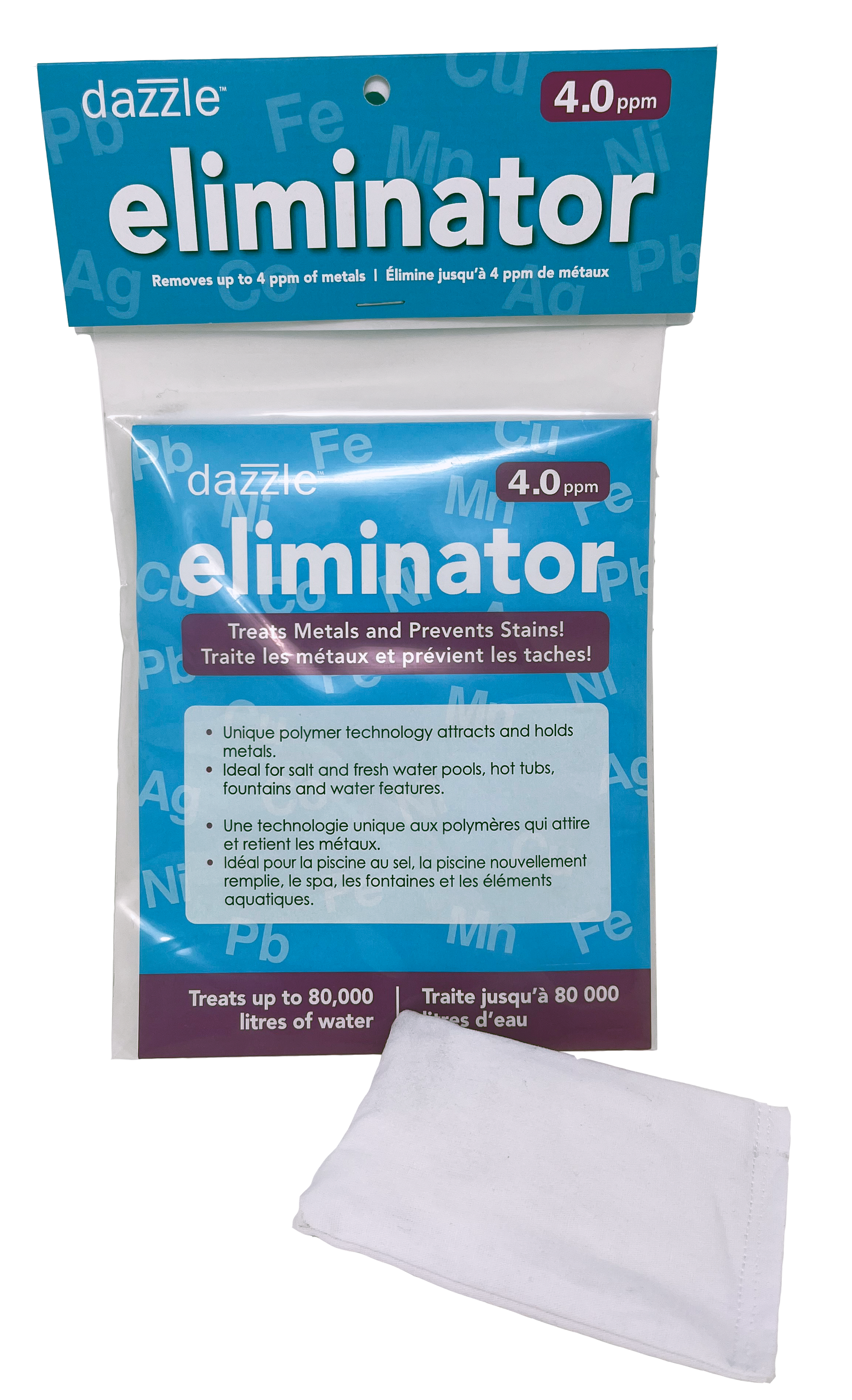 Dazzle Eliminator 4.0ppm (each) (Up to 4.0ppm, Treats up tp 80,000L) (P/N: DAZ07051)