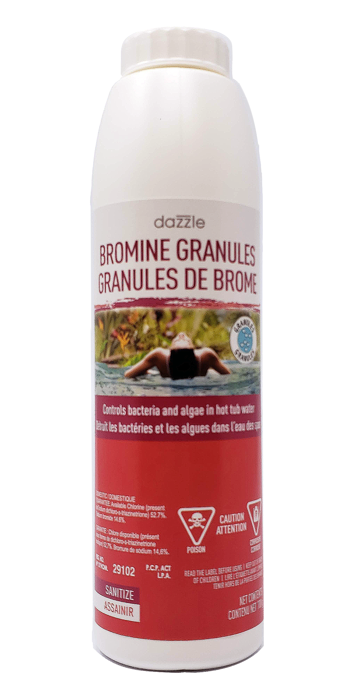 Dazzle Bromine Granules (700gm) (P/N: DAZ08401)