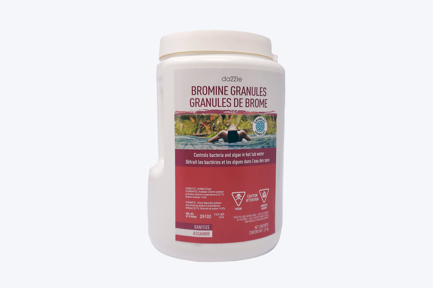 Dazzle Bromine Granules (2.5kg) (P/N: DAZ08402)