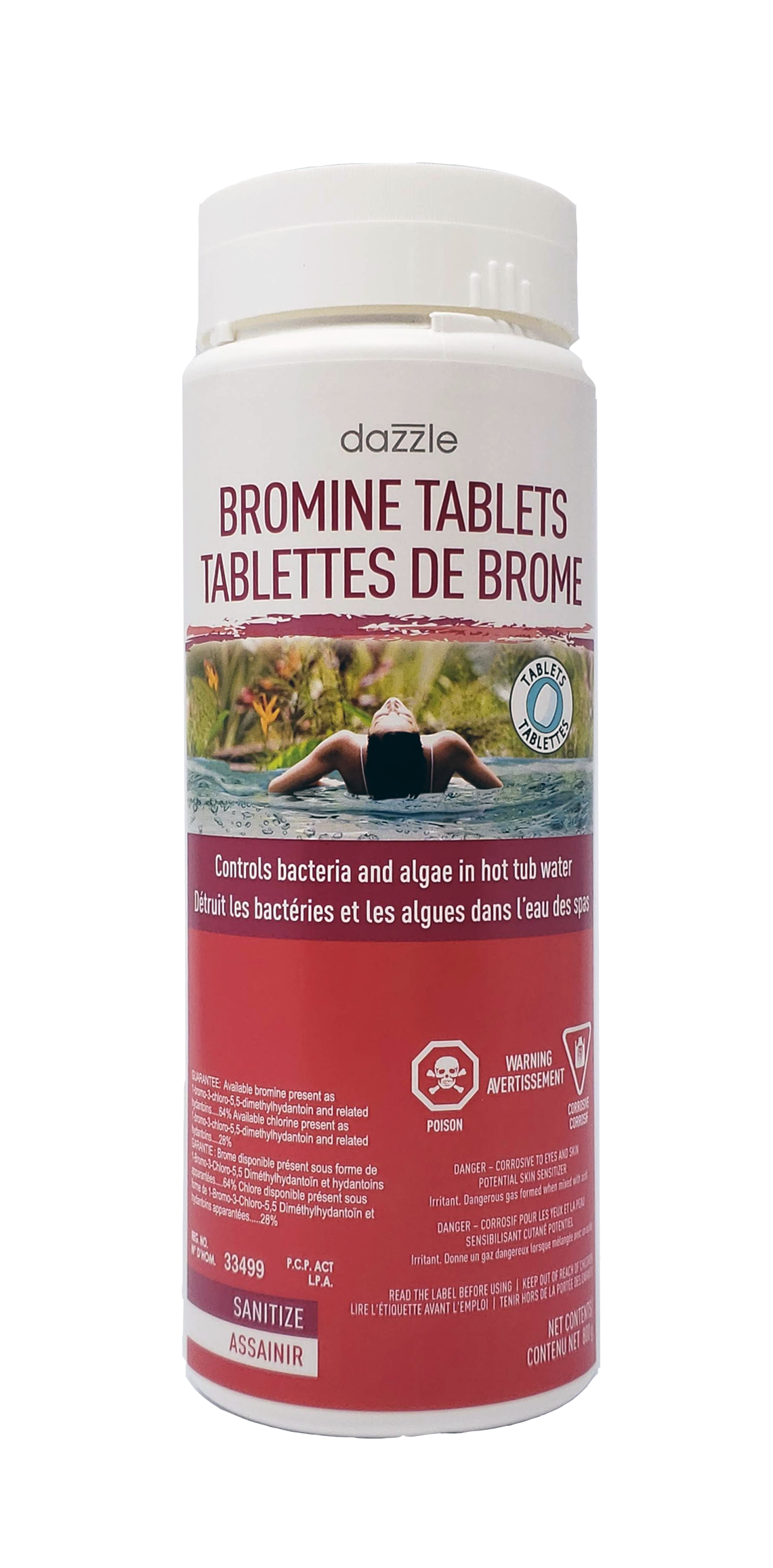 Dazzle Bromine Tablets (800gm) (P/N: DAZ08501)