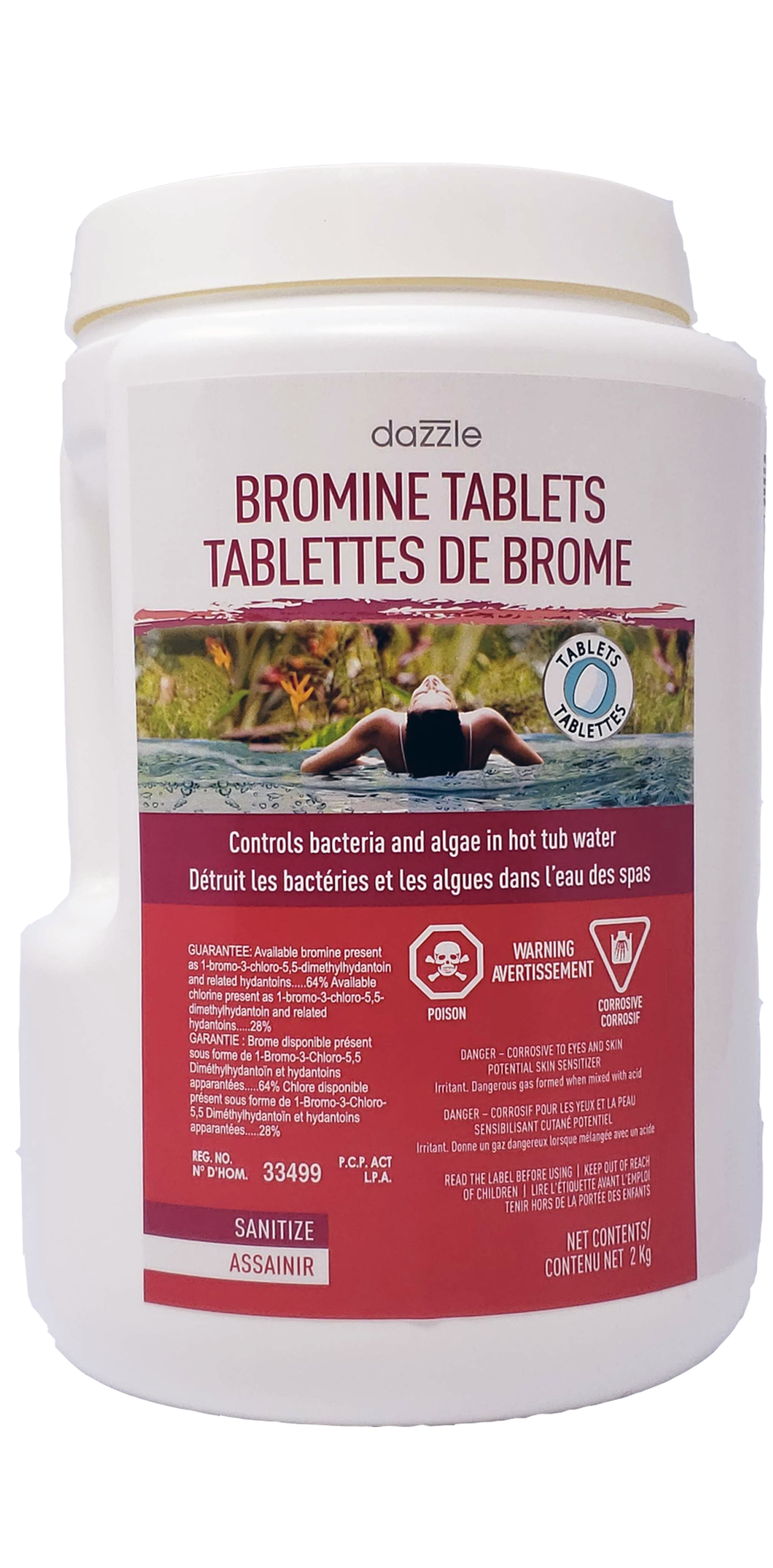 Dazzle Bromine Tablets (2kg) (P/N: DAZ08502)