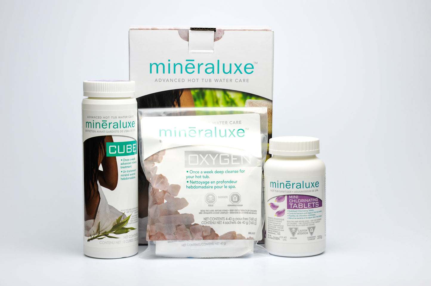 Mineraluxe 1 Month Chlorine Tablet Mineraluxe System (1 Month Kit) (P/N: DML00503)