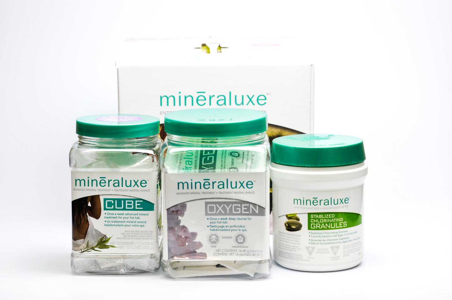 Mineraluxe 3 Month Chlorine Granules Mineraluxe System (3 Month Kit) (P/N: DML00506)