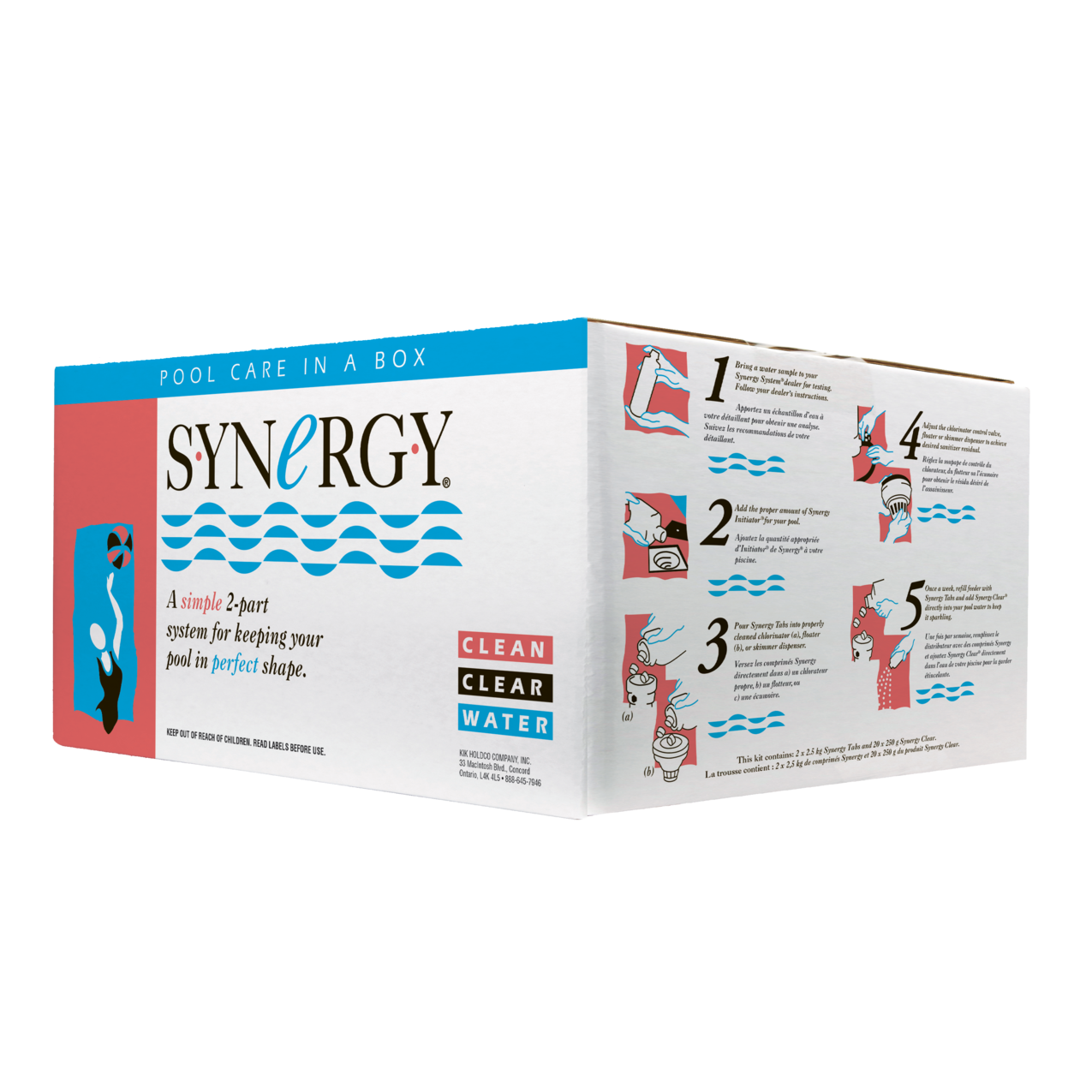 Synergy Weekly Pool Care System- Full Kit (P/N: H1018) - Aqua-Tech 